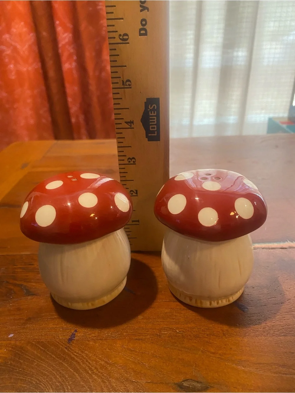 Mushroom salt and pepper shakers